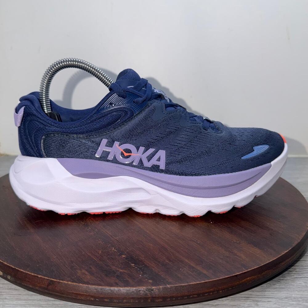 Hoka Gaviota 6 Womens Size 7.5B Midnight Blue Varsity Navy Running Shoes Sneaker